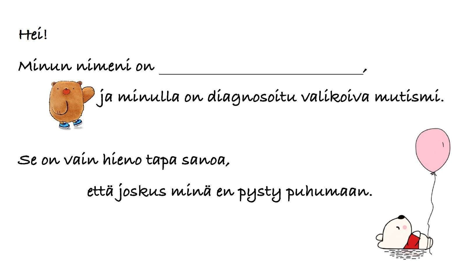 mutismi-kortti